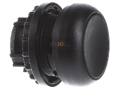View on the left Eaton M22S-DR-S Push button actuator black IP67 
