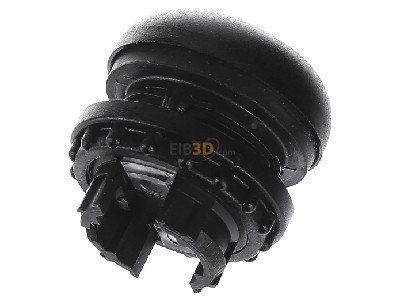 Top rear view Eaton M22S-DR-S Push button actuator black IP67 
