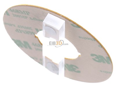 Ansicht oben hinten Eaton M22-XBK1 NOT-AUS-Schild mit Beschriftung 