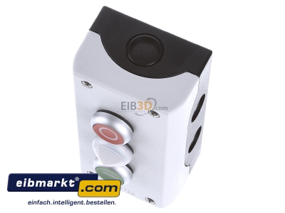 View up front Eaton (Moeller) M22-I3-M2 Control device combination IP67 
