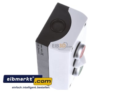 Ansicht oben links Eaton (Moeller) M22-I3-M2 2F-Drucktaster 2S2,Aufbau,m.LED 