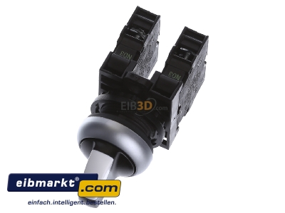 Ansicht oben vorne Eaton (Moeller) M22-WRK3/K20 Wahltaster 2S, 3 Stell.,Front 