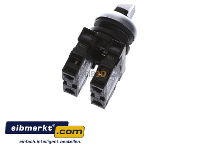 Ansicht oben hinten Eaton (Moeller) M22-WRK3/K20 Wahltaster 2S, 3 Stell.,Front 