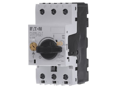 Front view Eaton PKZM0-2,5-T Circuit-breaker 2,5A 
