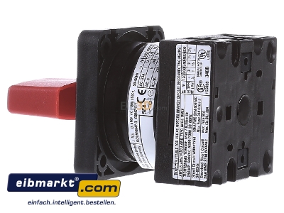 View on the right Eaton (Moeller) T0-1-102/E-RT Off-load switch 2-p 32A 
