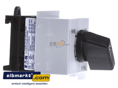 Ansicht links Eaton (Moeller) T0-1-15451/IVS Steuerschalter 1pol. Hand Auto 