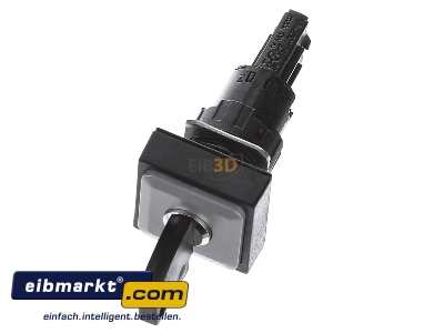 View up front Eaton (Moeller) 072376 Short thumb-grip actuator black IP65
