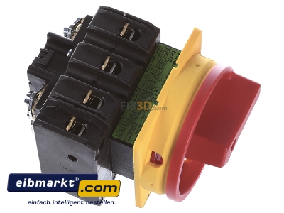 Ansicht oben links Eaton (Moeller) P3-100/EA/SVB/N Hauptschalter Not-Aus/Einbau/N 