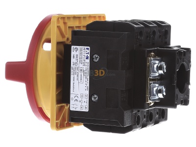 Ansicht rechts Eaton P3-63/EA/SVB/HI11 Hauptschalter Einbau/rot/1S1 