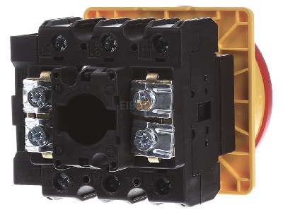 Ansicht hinten Eaton P3-63/EA/SVB/HI11 Hauptschalter Einbau/rot/1S1 
