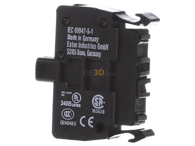 Ansicht rechts Eaton M22-CLEDC230-W LED-Element weiss, Boden 