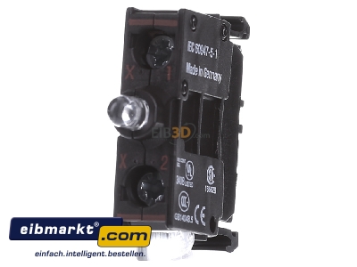 Frontansicht Eaton (Moeller) M22-LEDC-R LED-Element rot, Boden 