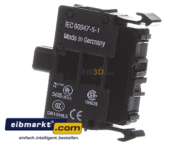 Ansicht rechts Eaton (Moeller) 216562 LED-Element grn, Boden M22-LEDC-G