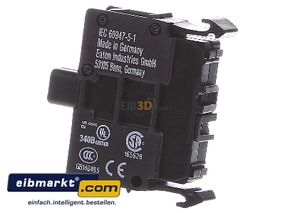 Ansicht rechts Eaton (Moeller) 218058 LED-Element blau, Boden M22-LEDC-B