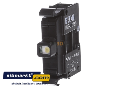 Back view Eaton (Moeller) M22-LED230-W Lamp holder for indicator light white 
