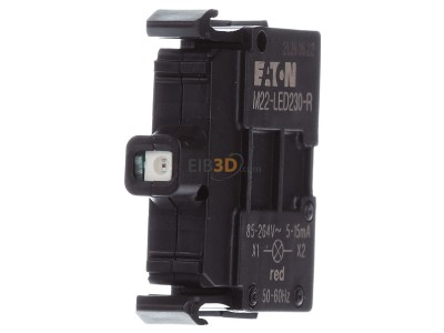 Frontansicht Eaton M22-LED230-R LED-Element rot, Front 
