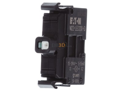 Frontansicht Eaton M22-LED230-G LED-Element grn, Front 
