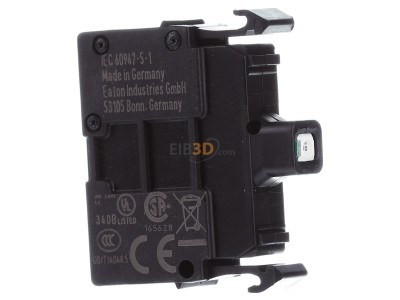 Ansicht links Eaton M22-LED230-G LED-Element grn, Front 