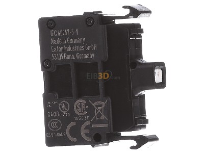 Ansicht links Eaton M22-LED230-B LED-Element blau, Front 