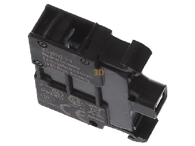 Ansicht oben links Eaton M22-LED230-B LED-Element blau, Front 