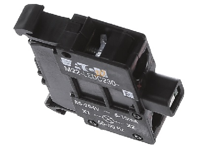 Ansicht oben links Eaton (Moeller) M22-LEDC230-R LED-Element rot, Boden 