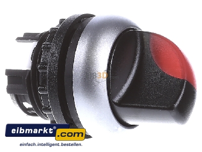 View on the left Eaton (Moeller) M22-WRLK-R Short thumb-grip actuator red IP66 
