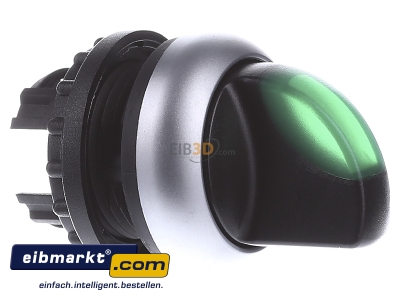 View on the left Eaton (Moeller) M22-WRLK-G Short thumb-grip actuator green IP66
