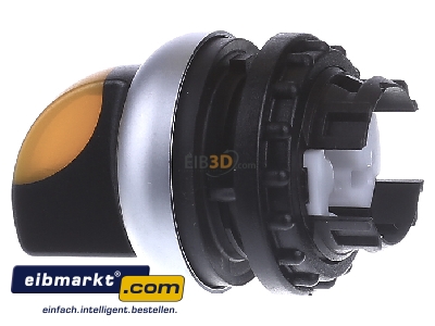 View on the right Eaton (Moeller) M22-WRLK-Y Short thumb-grip actuator yellow IP66
