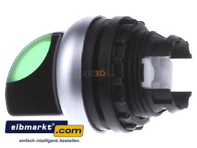 View on the right Eaton (Moeller) M22-WRLK3-G Short thumb-grip actuator green IP66
