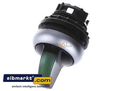 View up front Eaton (Moeller) M22-WRLK3-G Short thumb-grip actuator green IP66
