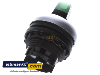 Ansicht oben hinten Eaton (Moeller) M22-WRLK3-G Leuchtwahltaste m.Knebelg. 3 Stell.,grn 