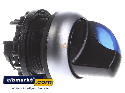 Ansicht links Eaton (Moeller) 216851 Leuchtwahltaste m.Knebelg. 3 Stell.,blau M22-WRLK3-B