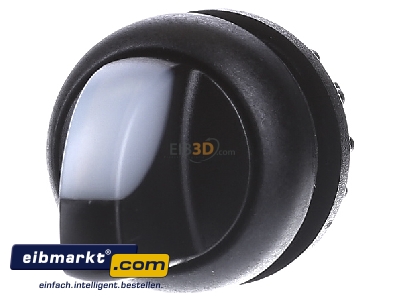 Frontansicht Eaton (Moeller) M22S-WRLK3-W Leuchtwahltaste m.Knebelg. 3 Stell.,weiss 