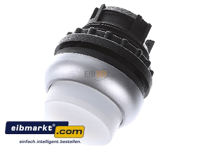 Ansicht oben vorne Eaton (Moeller) M22-DLH-W Leuchtdrucktaste hoch,weiss,blanko 