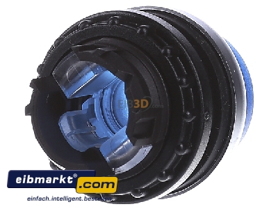 Back view Eaton (Moeller) M22-DLH-B Push button actuator blue IP67
