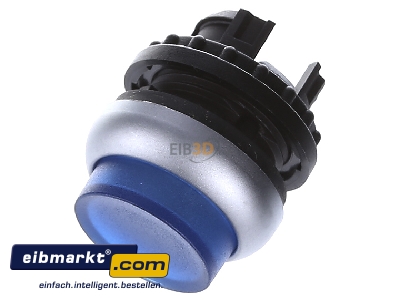 View up front Eaton (Moeller) M22-DLH-B Push button actuator blue IP67
