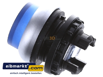 View top right Eaton (Moeller) M22-DLH-B Push button actuator blue IP67
