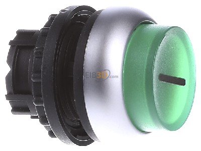 View on the left Eaton M22-DLH-G-X1 Push button actuator green IP67 
