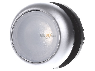 Frontansicht Eaton M22-DL-W Leuchtdrucktaste flach,weiss,blanko 