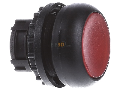 View on the left Eaton M22S-DL-R Push button actuator red IP67 

