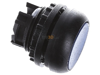 Ansicht oben links Eaton M22S-DL-B Leuchtdrucktaste flach,blau,blanko 