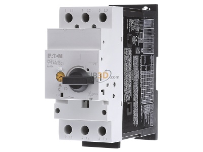 Front view Eaton PKZM4-63 Motor protective circuit-breaker 65A 
