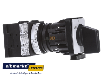 Ansicht links Eaton (Moeller) T0-3-15433/EZ Steuerschalter 3pol. Hand/Automatik 