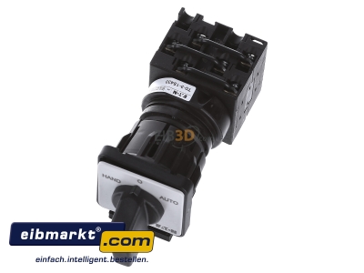 Ansicht oben vorne Eaton (Moeller) T0-3-15433/EZ Steuerschalter 3pol. Hand/Automatik 