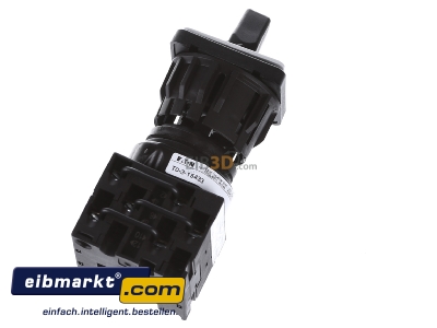 Top rear view Eaton (Moeller) T0-3-15433/EZ 3-step control switch 3-p 20A 
