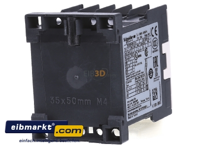 Back view Schneider Electric LP4K0910BW3 Magnet contactor 9A 24VDC - 
