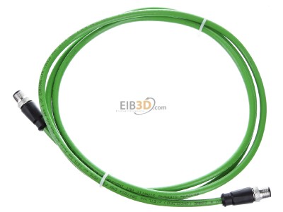 View up front Siemens 6XV1870-8AH20 M12 Patch cord 2m 
