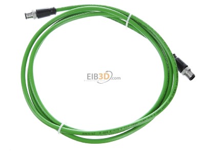 Top rear view Siemens 6XV1870-8AH20 M12 Patch cord 2m 

