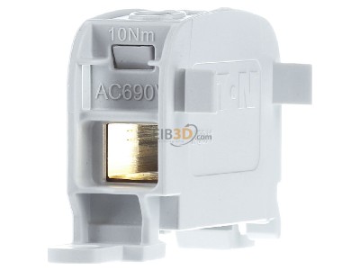 Ansicht links Eaton K50/1 PE/N/PEN-Klemme 100A Einzelklemme 