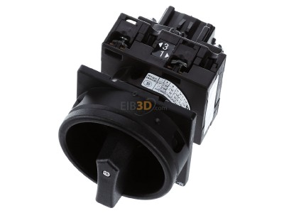 Ansicht oben vorne Eaton T3-1-102/EA/SVB-SW Hauptschalt/Not-Aus 2pol. 